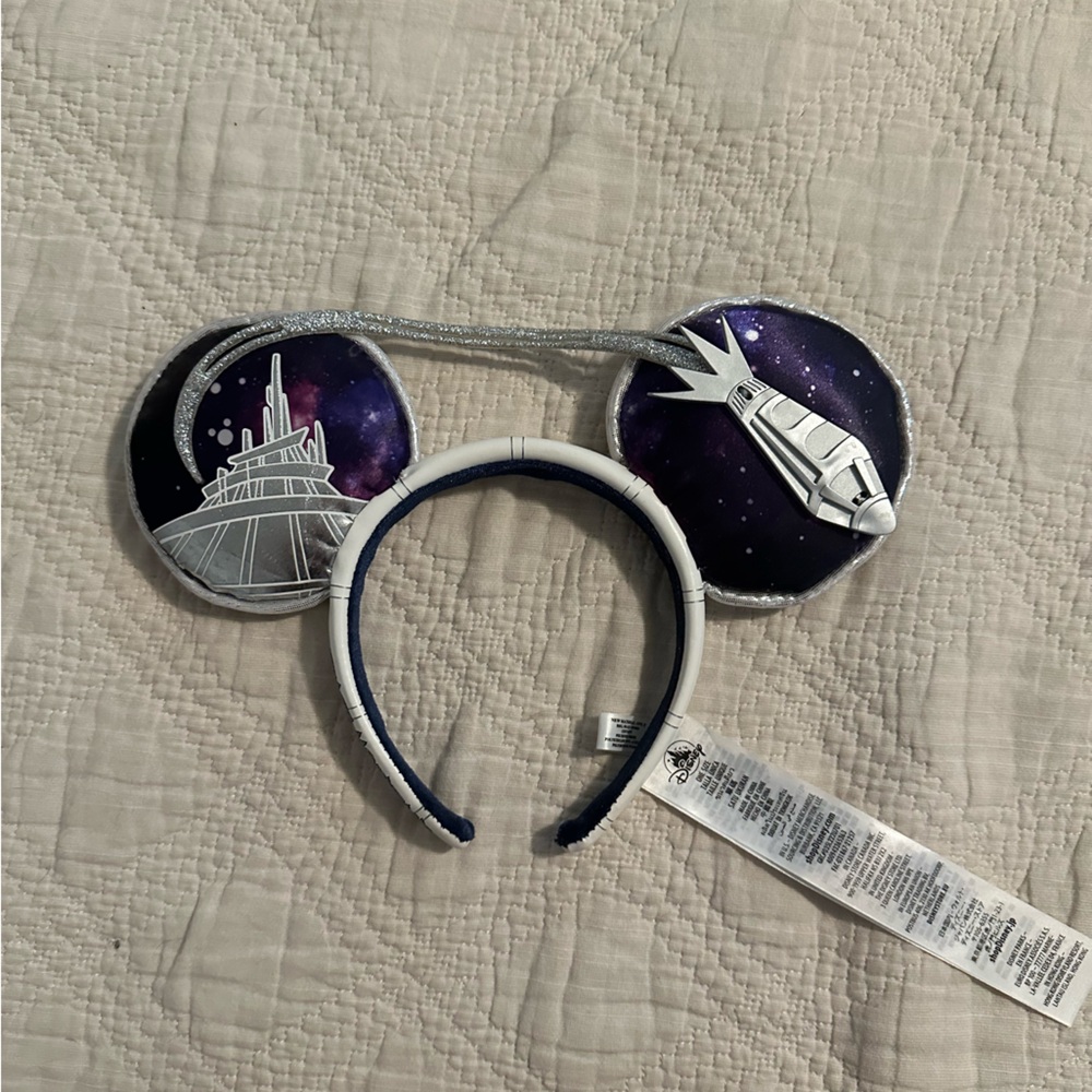 Limited Edition Space Mountain WDW 50th Anniversary Ears Headband